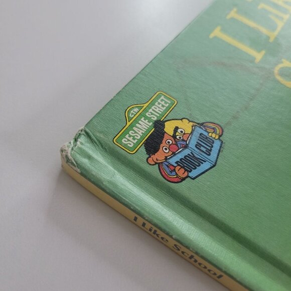 Sesame Street I Like School Burt Ernie Book Vintage 1980s Muppet Jim Henson - Picture 2 of 13